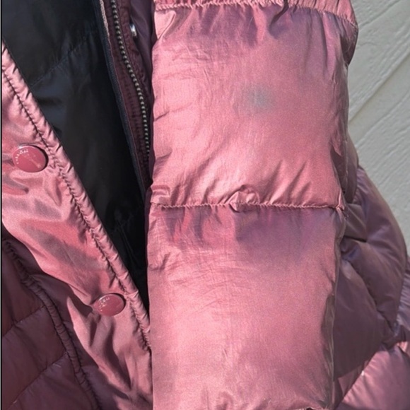 COACH Quilted Long Duck Down Puffer Coat Women Medium F34128 Bordeaux Burgundy M - Picture 16 of 16